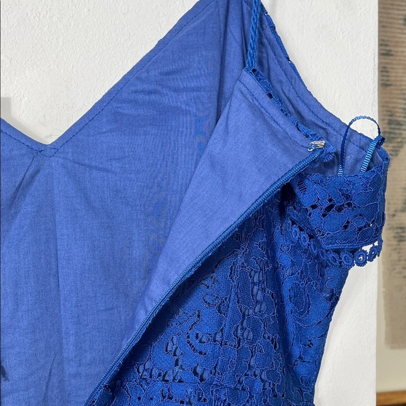 cupcakes & cashmere Blue Lace Dress - Picture 11 of 11